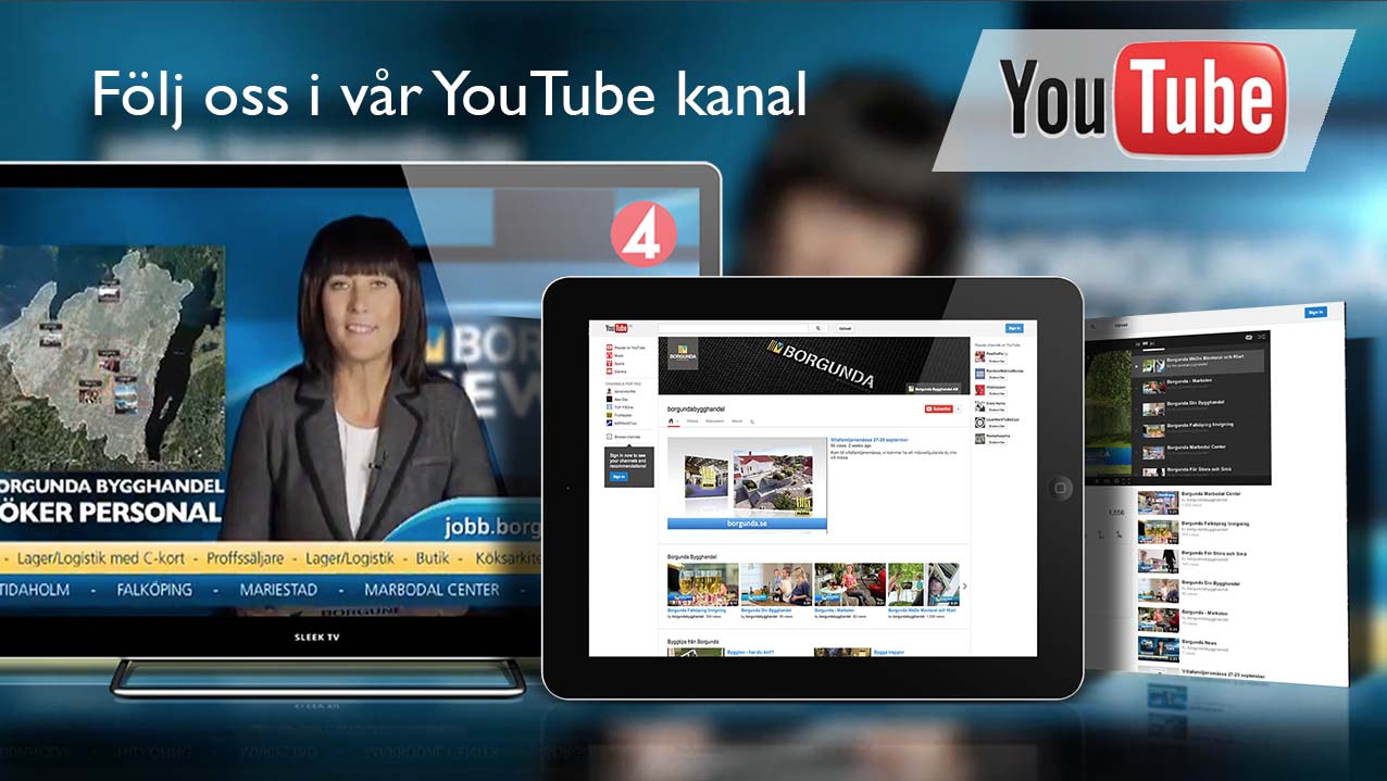 Följ Borgunda på YouTube
