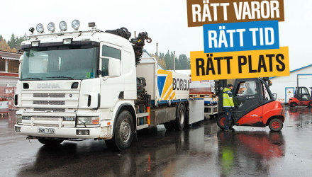 Vi är ett logistikföretag lika mycket som bygghandel Vi är ett logistikföretag lika mycket som bygghandel