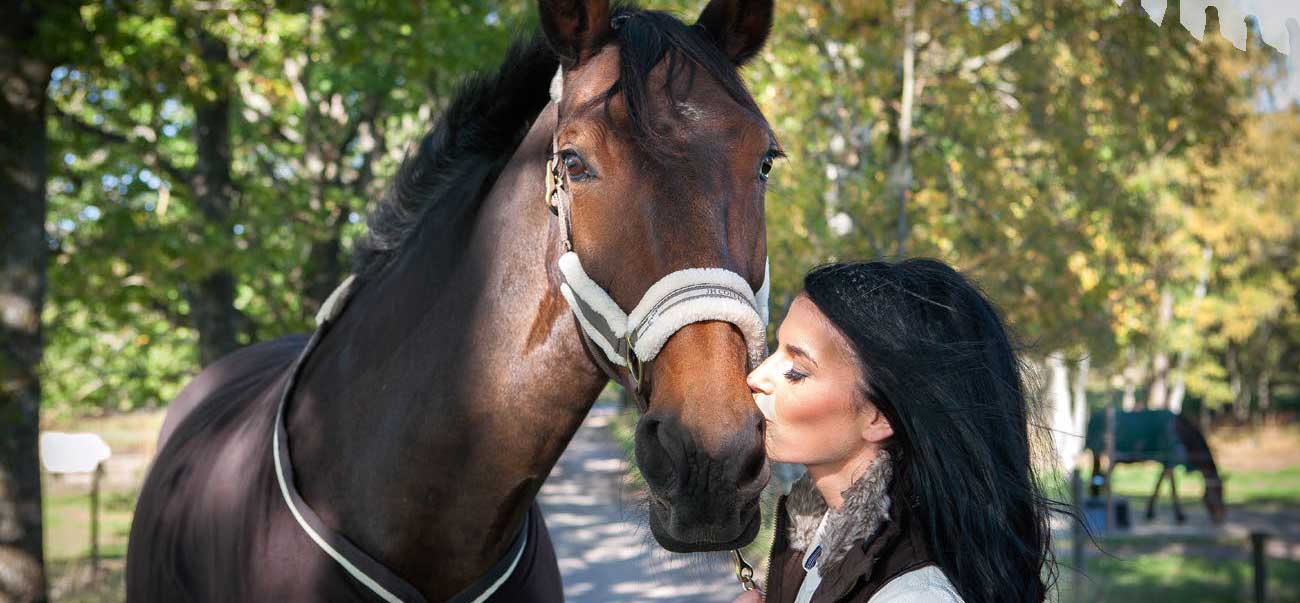 Johanna kopplar av med djur och natur