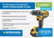 DeWalt Skruvdragare 18V 5.0Ah