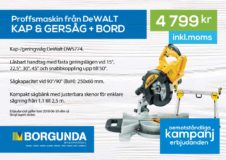 Kap & Gersåg med Sågbord från DeWalt