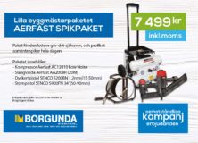 Snickarpaketet Spikpistol tryckluft
