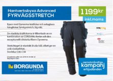 Hantverksbyxa Advanced med fyrvägsstretch