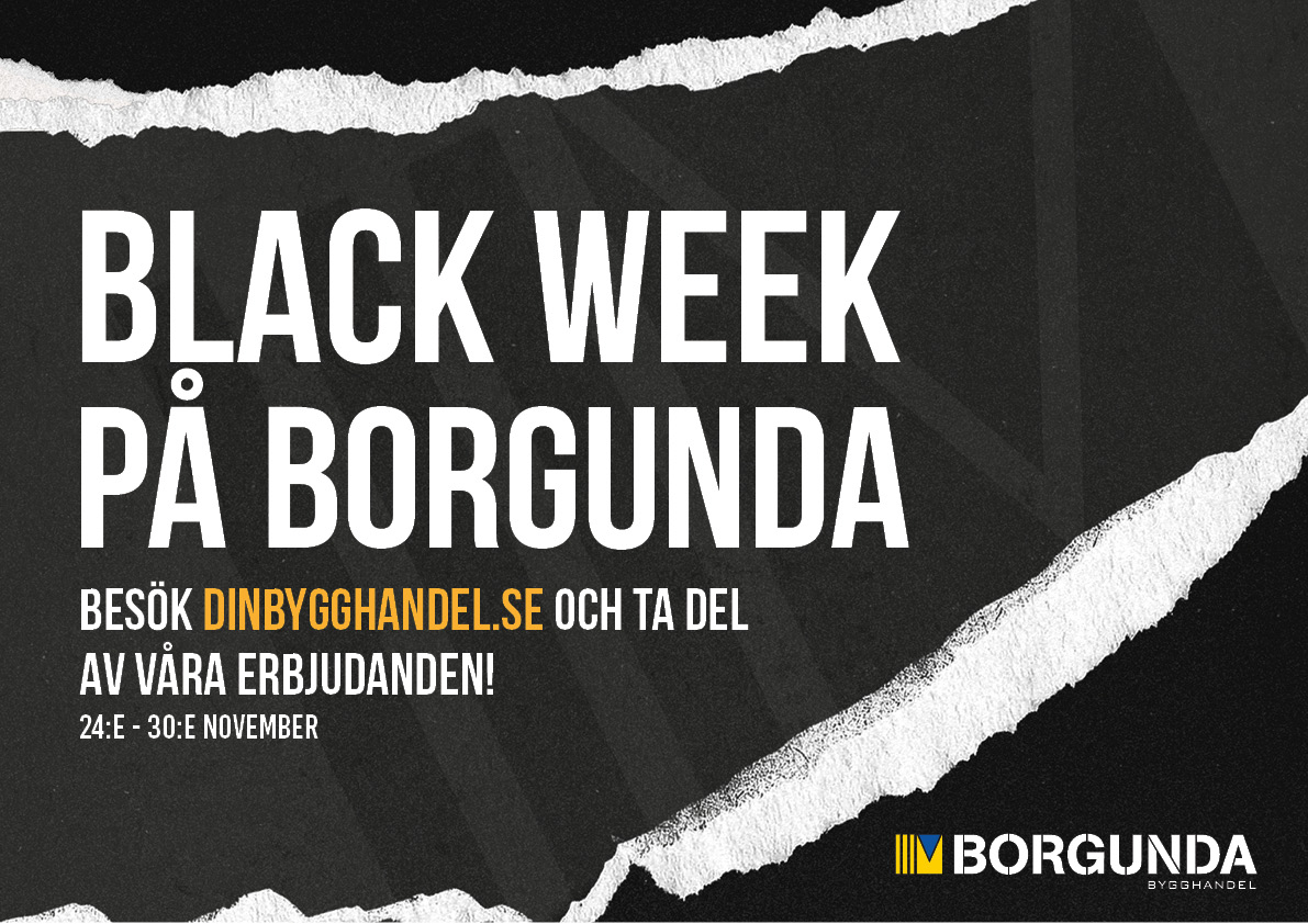 Black Week hos Borgunda