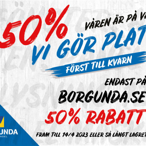 Vi gör plats för vårens nyheter