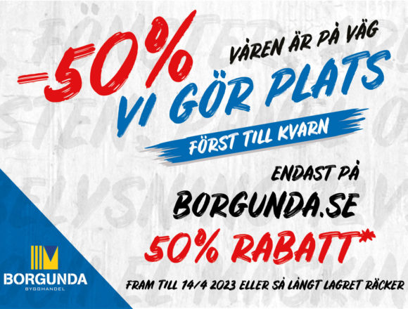 Vi gör plats för vårens nyheter