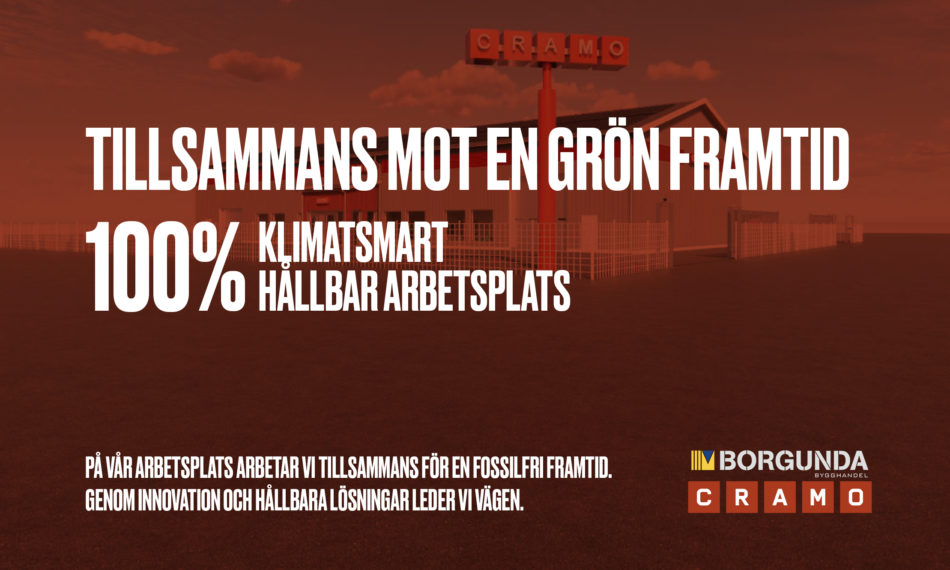 Cramo Maskinuthyrning och Borgunda Bygghandel i banbrytande samarbete för hållbart byggande